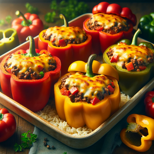 Better Burger Stuffed Bell Peppers