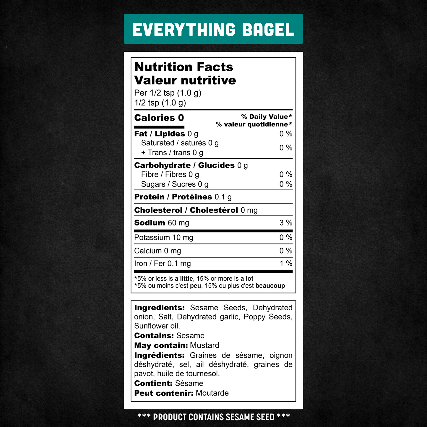 Everything Bagel (2 Pack)