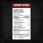 Savoury Steak nutrition fact table