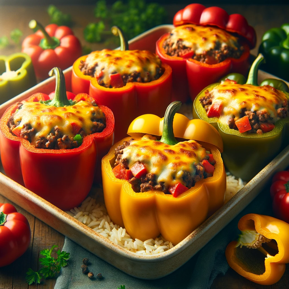 Better Burger Stuffed Bell Peppers