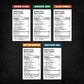 Essentials Pack nutrition fact table